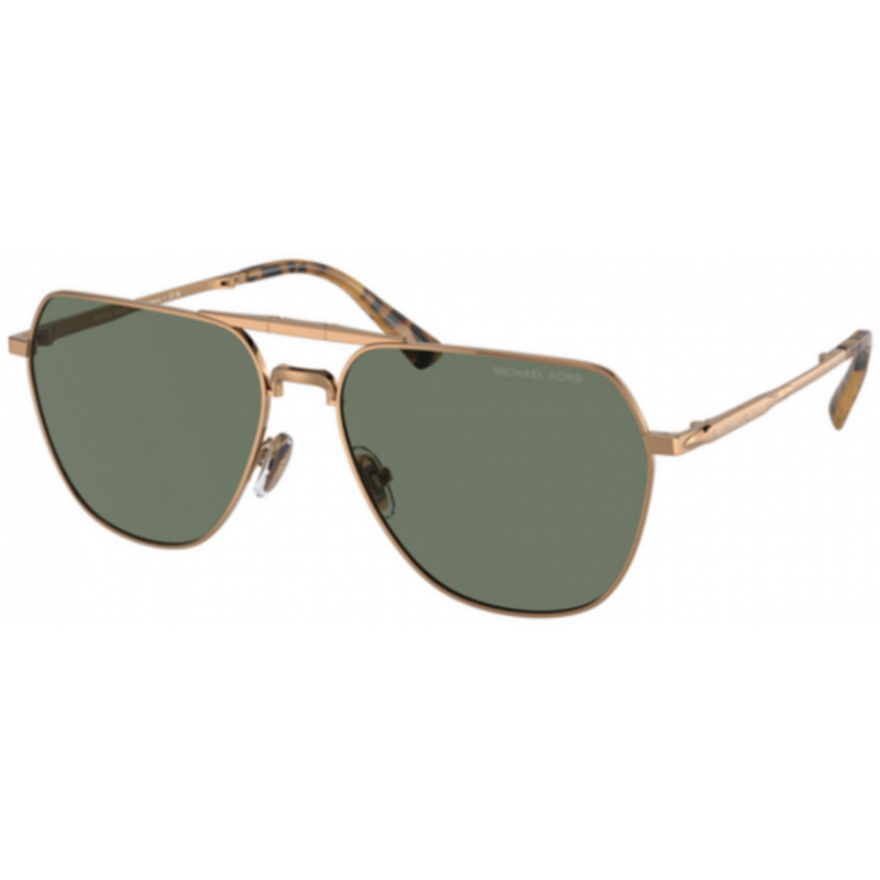 Sunglasses Michael Kors MK 1156 18993H Shiny Gold / Olive Green Polyamide Standard