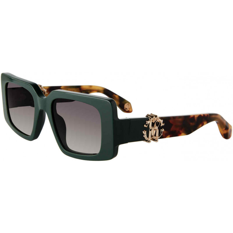 Sunglasses Roberto Cavalli SRC 039 M 0d80 Shiny Full Green 51mm