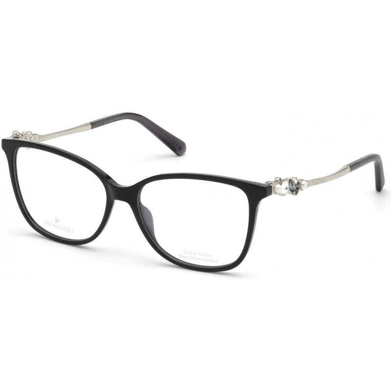Eyeglasses Swarovski Sk 5367 F Asian Fit 005 Black Other
