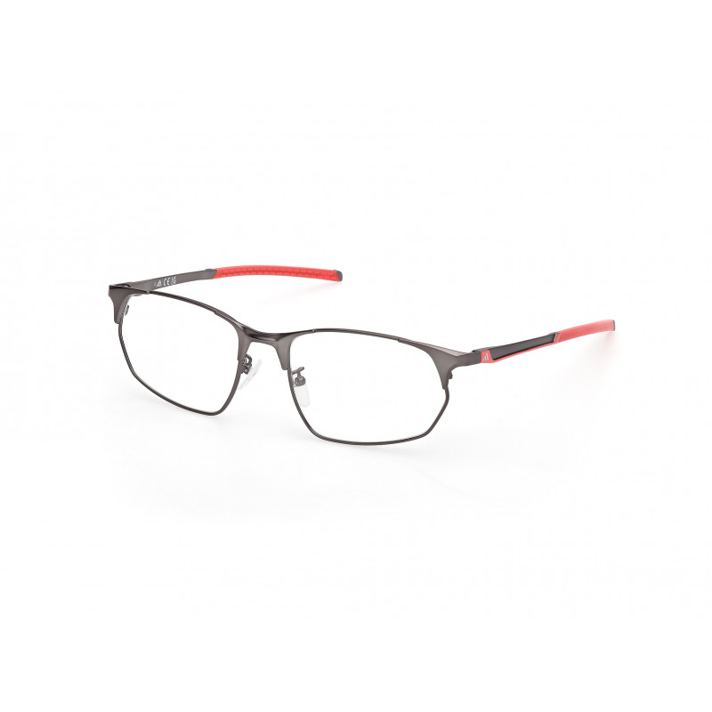Eyeglasses Adidas Sport SP 5096 -D Asian fit 009 Matte Gunmetal / Light Red 58mm