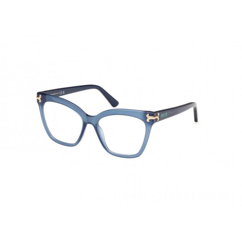 Eyeglasses Emilio Pucci EP 5235 090 Shiny Blue / 54mm