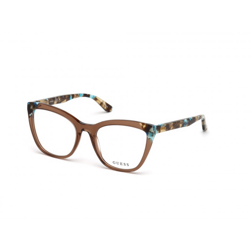 Eyeglasses Guess GU 2674 045 Shiny Light Brown / Coloured Havana 53mm