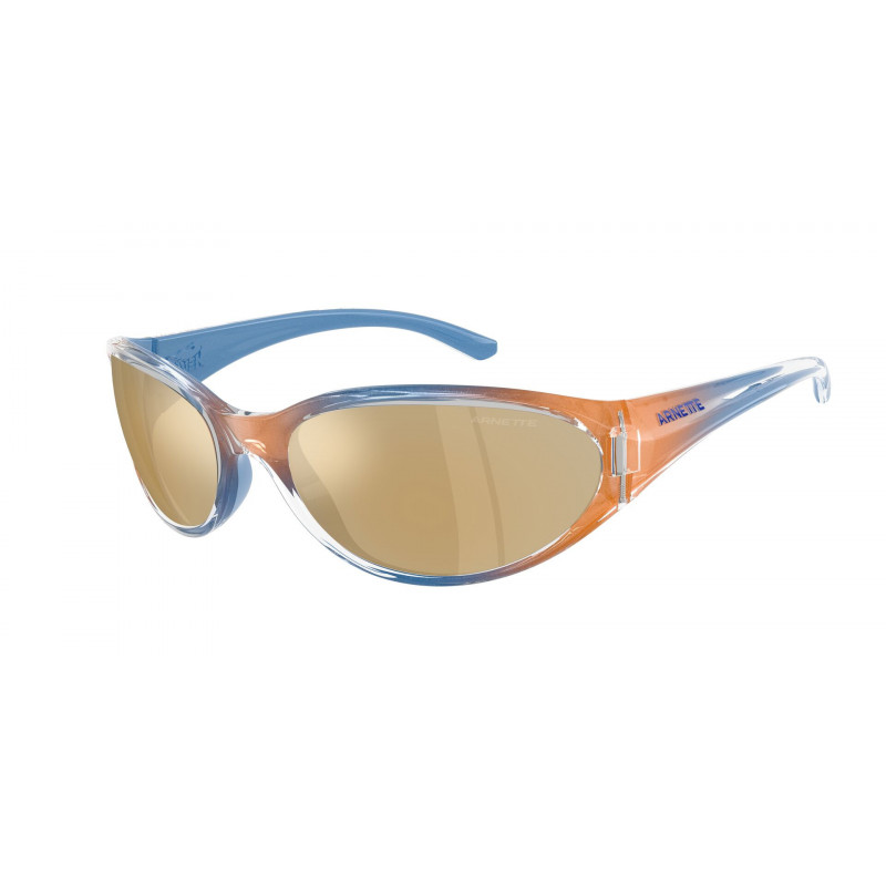 Sunglasses Arnette AN 4368 30367P Flashcoat Orange / Brown Mirror Gold Policarbonate Standard 64mm