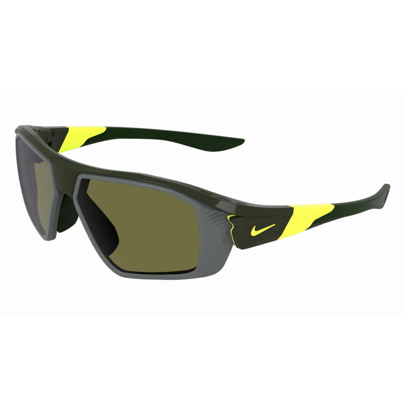 Sunglasses NIKE SHOW X 3 FF IM 9736 355 Sequoia / Terrain Ll Volt 57mm