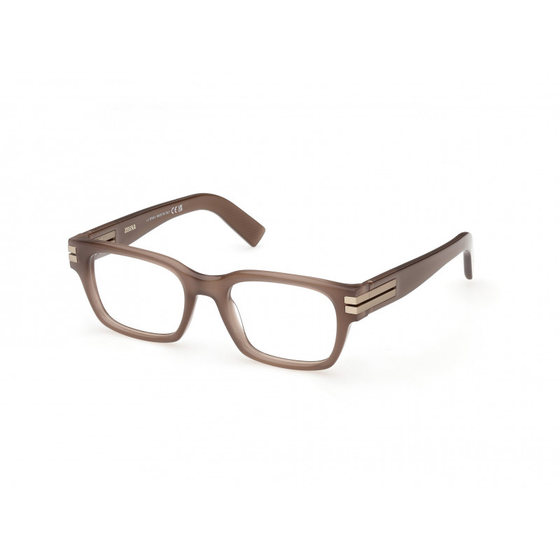 Eyeglasses Zegna EZ 5348 045 Shiny Light Brown / 53mm