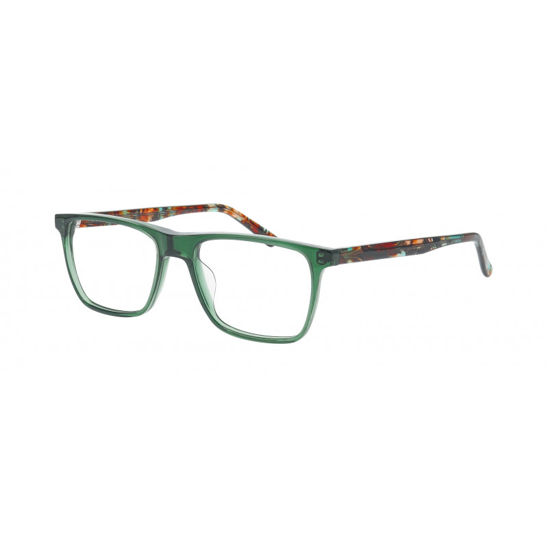 Eyeglasses Nifties NI 9551 9635 Olive-green Dark Transparent 48mm