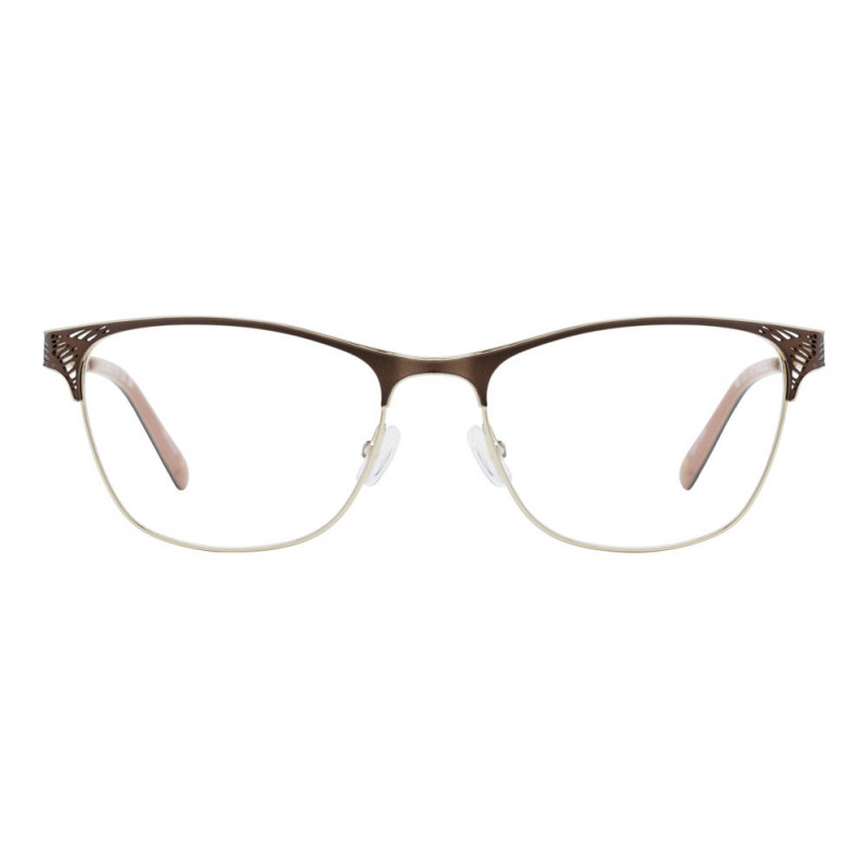 Eyeglasses Liz Claiborne L 691 FG4 Brown Gold 55mm