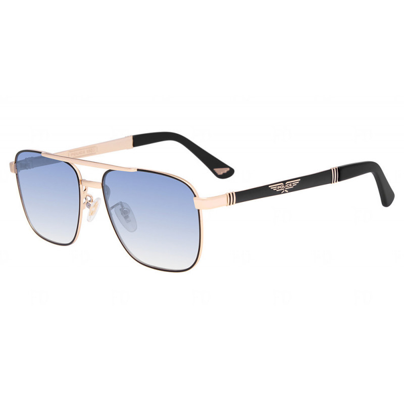Sunglasses Police SPL 890 L 0302 Rose Gold W Matt Black 57mm