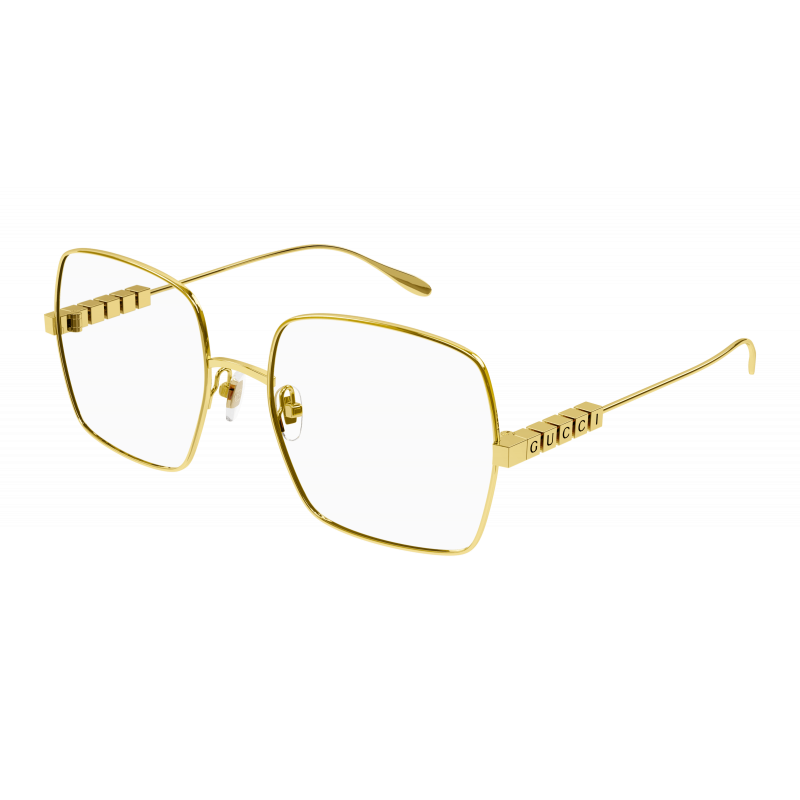 Eyeglasses Gucci GG 1434 O- 001 Gold / Transparent 55mm