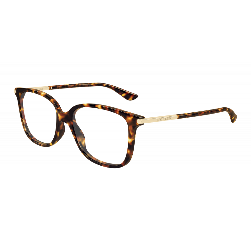 Eyeglasses Alexander McQueen AM 0554 O- 007 Havana / Transparent 53mm