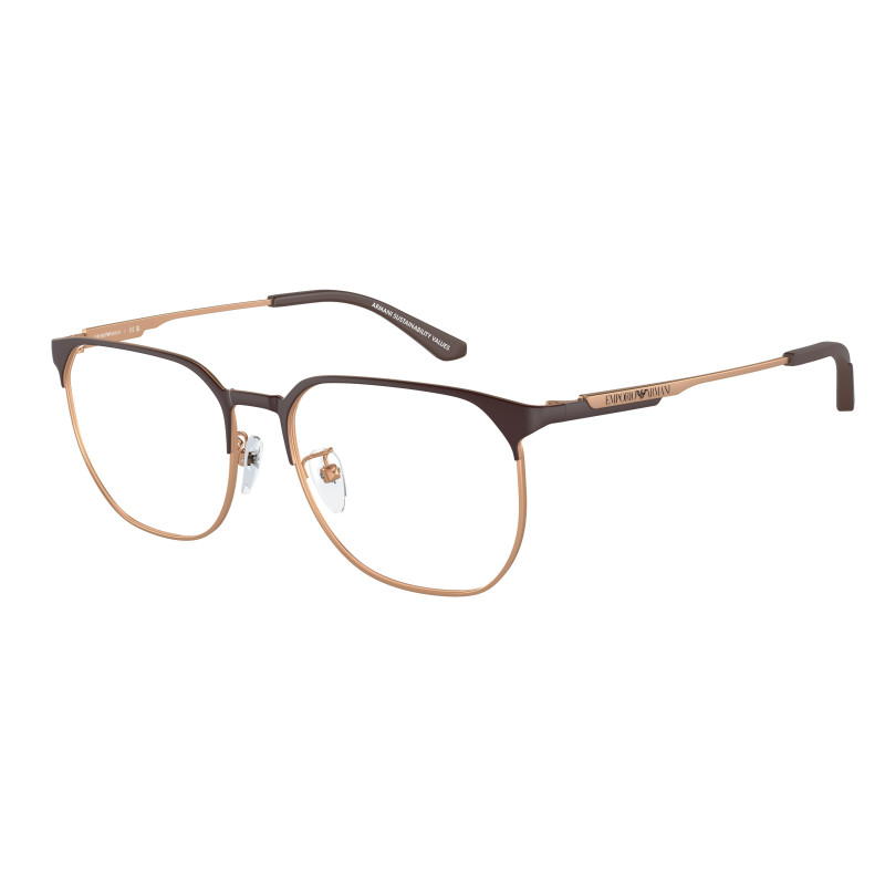 Eyeglasses Emporio Armani EA 1158 D 3201 Matte Brown/Rose Gold 54mm