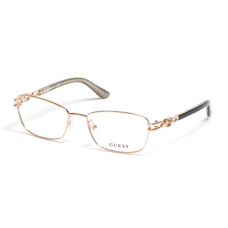 Eyeglasses Guess GU 2687 032 Shiny Pale Gold / Black/Monocolor 51mm