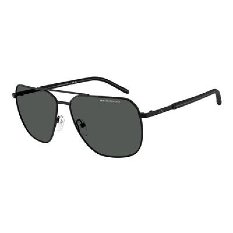 Sunglasses Armani Exchange AX 2057 S 600087 Matte Black / Dark Grey Policarbonate Standard 59mm