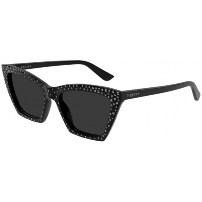 Sunglasses Alexander McQueen AM 0536 S- 005 Black / Grey 54mm