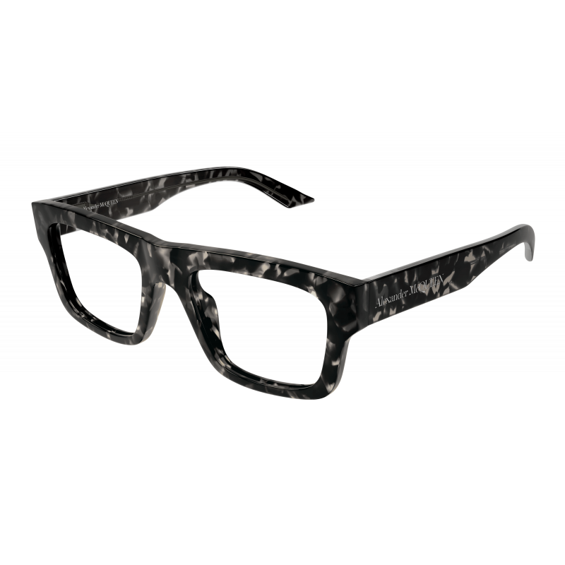 Eyeglasses Alexander McQueen AM 0452 O- 002 Havana / Transparent 52mm