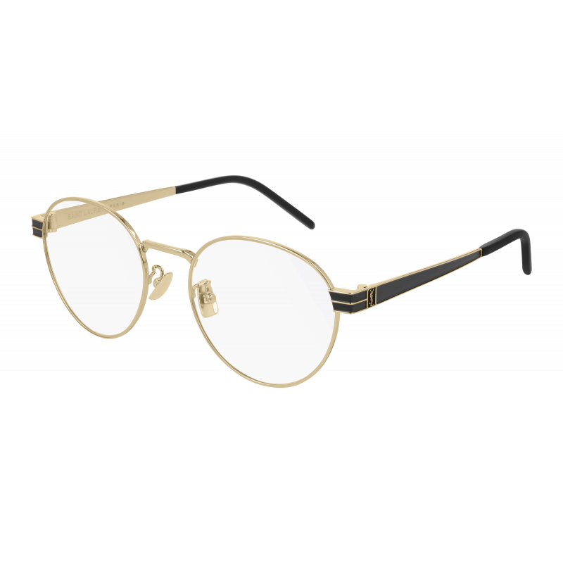 Eyeglasses Saint Laurent SL M 63 - 003 Gold / Transparent 52mm