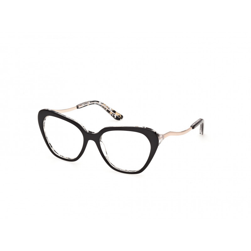 Eyeglasses Guess By Marciano GM 50074 005 Black/Texture / Shiny Pale Gold 54mm