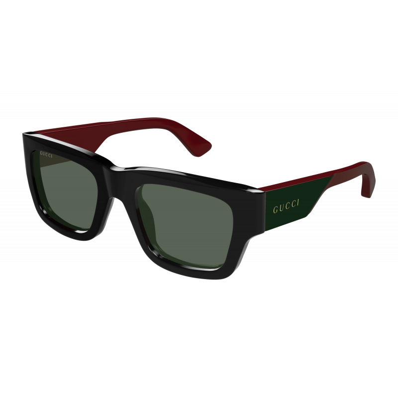 Sunglasses Gucci GG 1668 S- 003 Black / Green Red 52mm