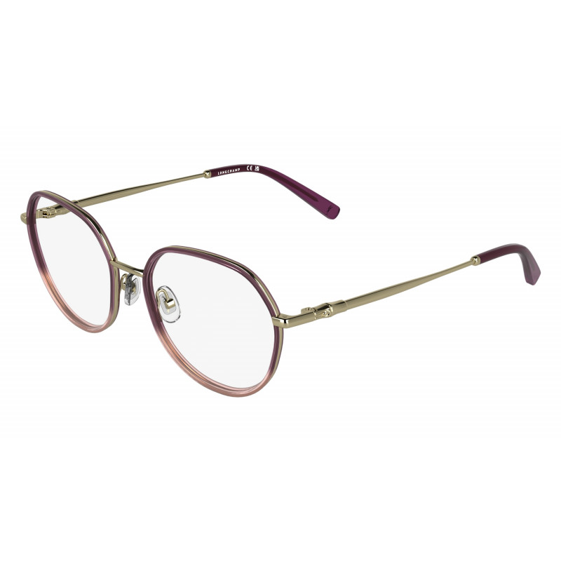 Eyeglasses LONGCHAMP LO 2185 508 Transparent Gradient Purple/Or 52mm
