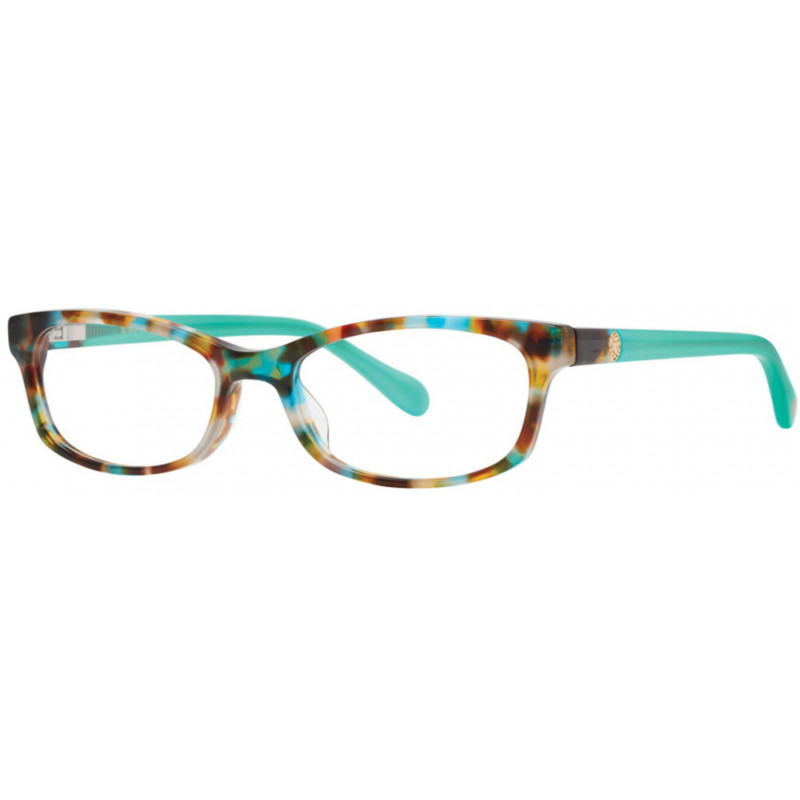 Eyeglasses Lilly Pulitzer Gina Mini Caribbean Tortoise 47mm