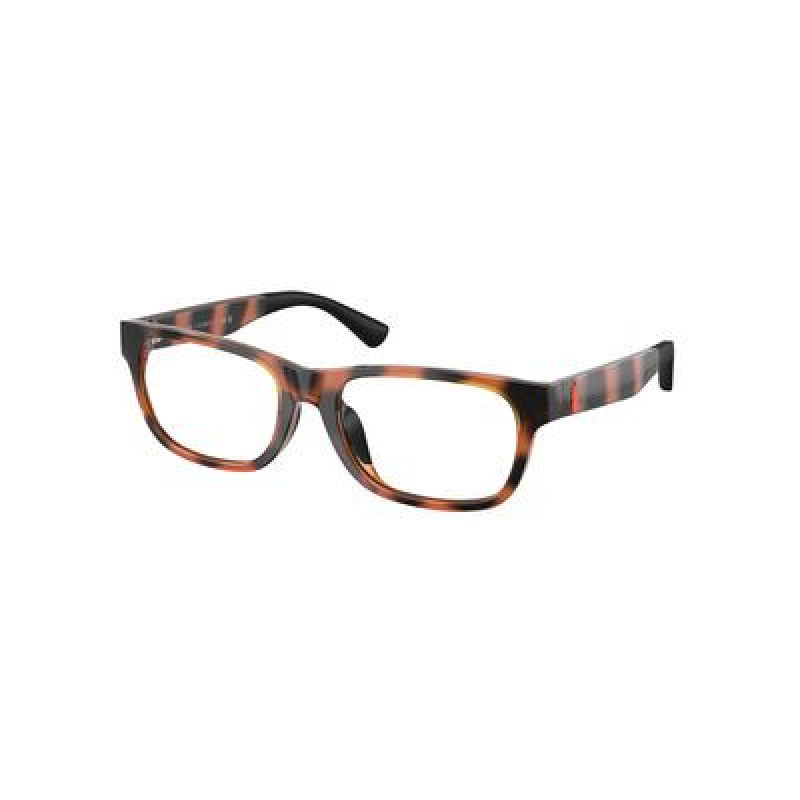 Eyeglasses Polo Prep PP 8555 U 5177 Shiny Dark Havana/Demo Lens 49mm