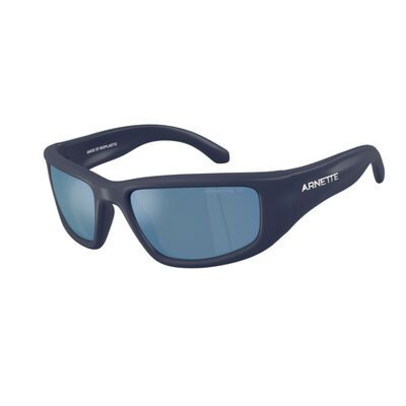 Sunglasses Arnette AN 4358 275922 Rubber Dark Blue / Grey Mirror Water Polar Policarbonate Polarized 58mm
