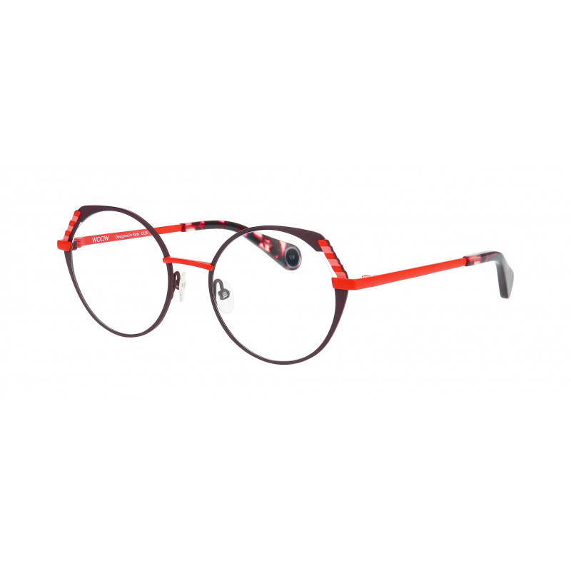 Eyeglasses WOOW LEVEL UP 2 956M Matt Velvet Aubergine / Nosepad 50mm