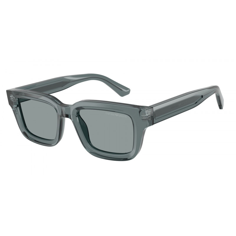Sunglasses Emporio Armani EA 4270 6364/1 Shiny Transparent Grey / Dark Polyamide Standard 51mm