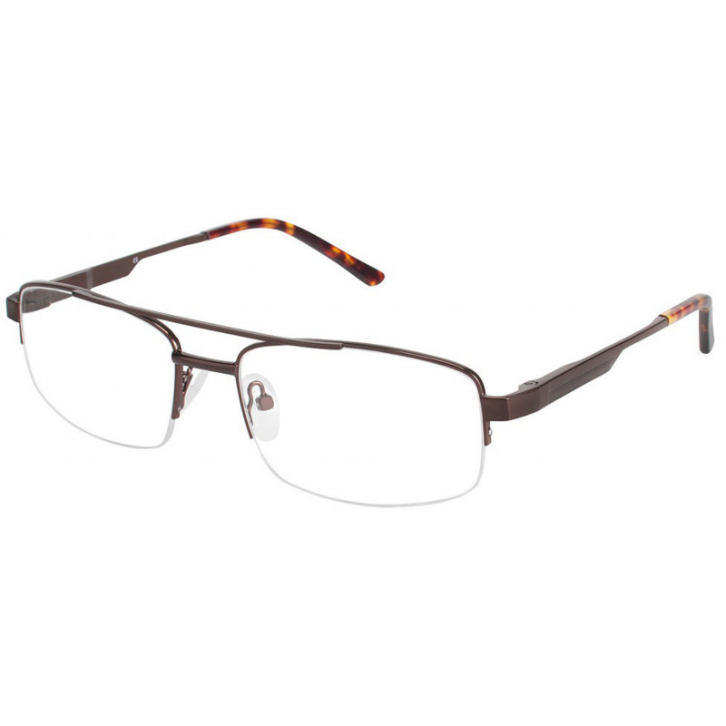 Eyeglasses C BY L'AMY 618 C02 Brown 55mm