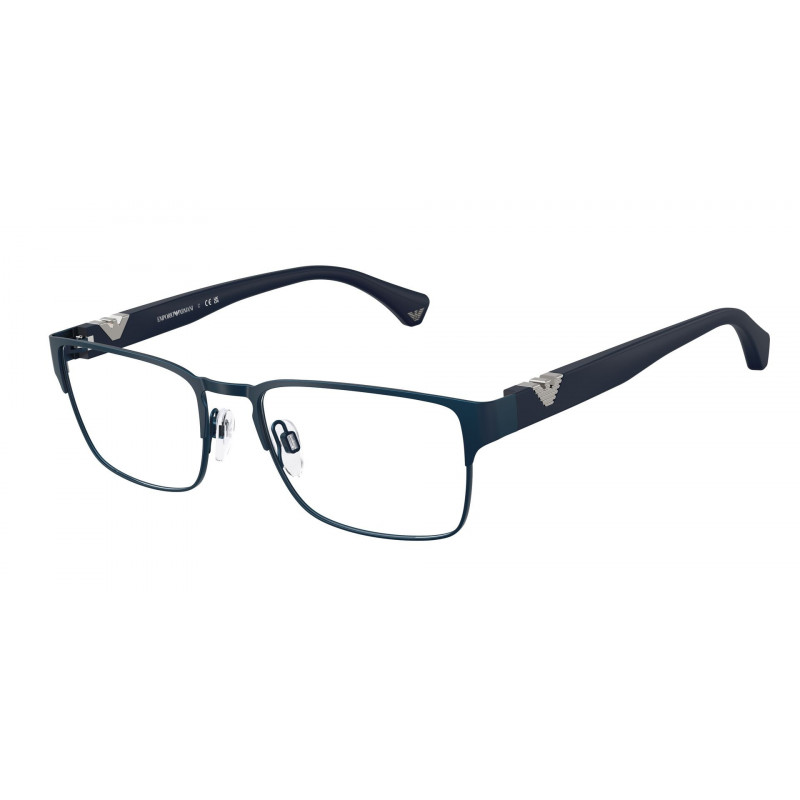 Eyeglasses Emporio Armani EA 1027 3100 Matte Blue Demo Lens 57mm