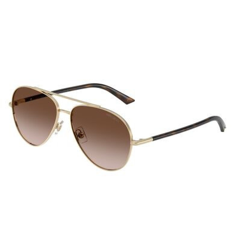 Sunglasses Jimmy Choo JC 4026 300613 Pale Gold / Brown Gradient Polyamide Standard 58mm