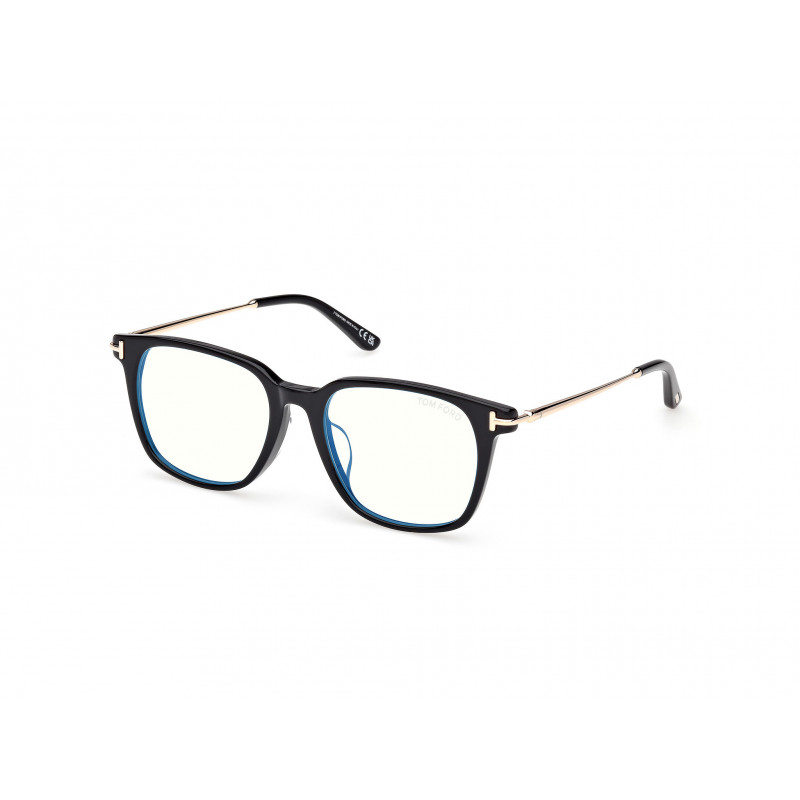 Eyeglasses Tom Ford FT 6106 -D-B Asian fit 001 Shiny Black / 53mm