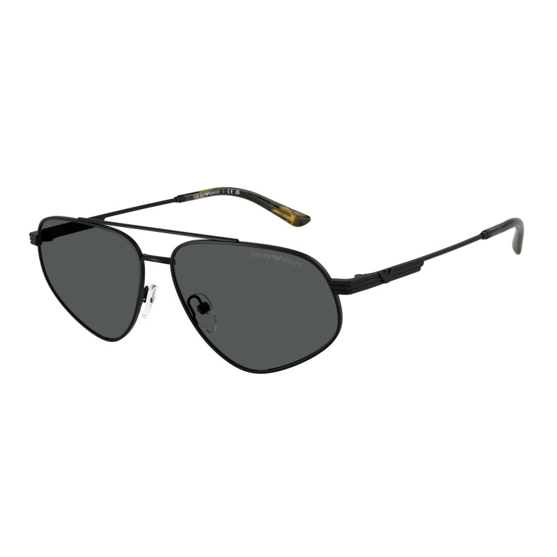 Sunglasses Emporio Armani EA 2156 300187 Matte Black / Dark Grey Policarbonate Standard