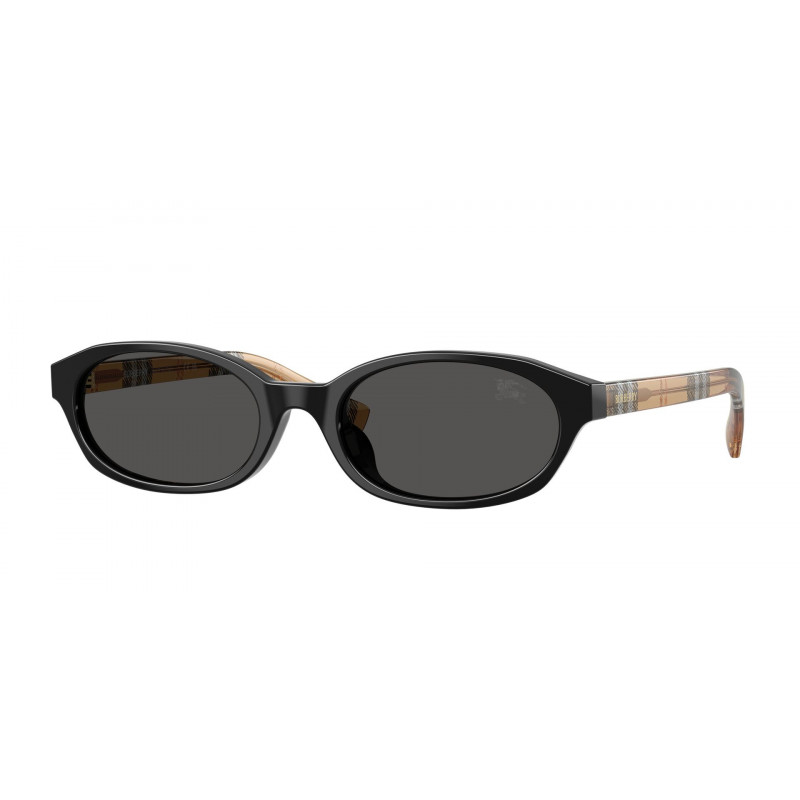 Sunglasses Burberry BE 4508 D 416187 Black / Dark Grey Polyamide Standard 56mm