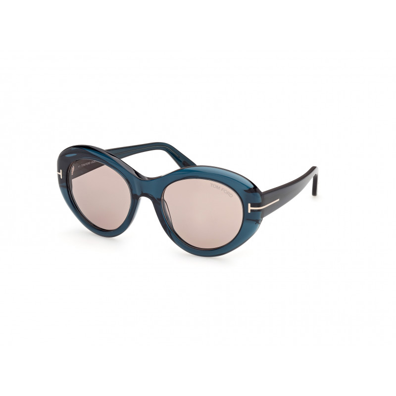 Sunglasses Tom Ford FT 1423 87E Shiny Turquoise / 54mm