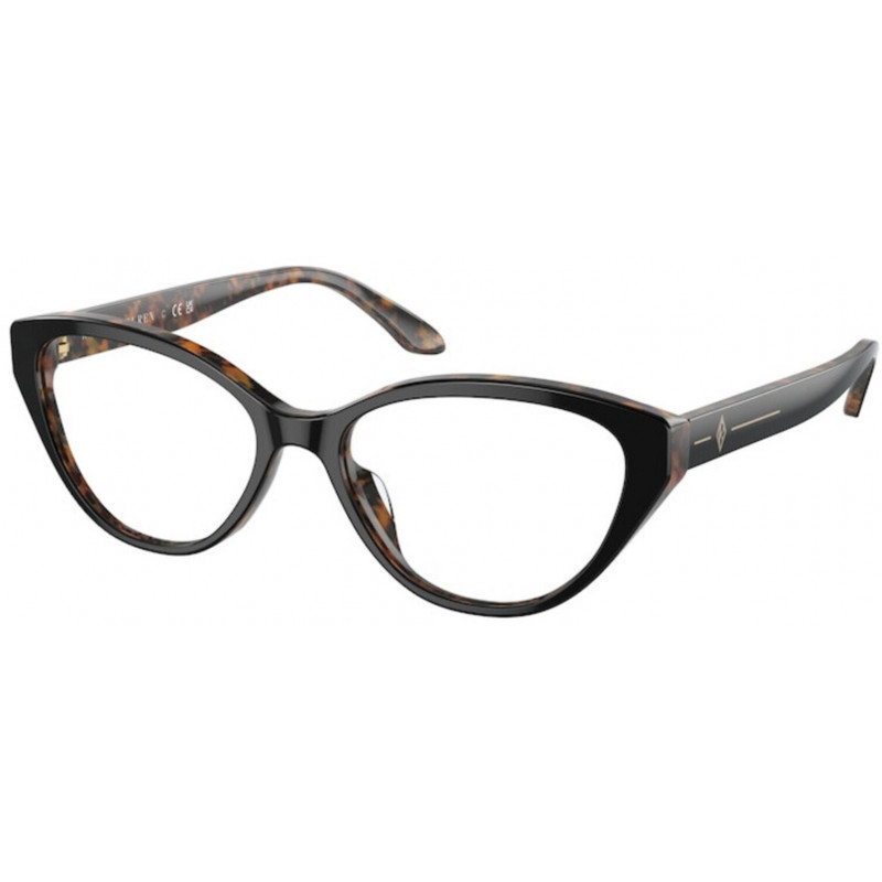 Eyeglasses Ralph Lauren RL 6228 U 5260 Shiny Black On Jerry Havana 53mm