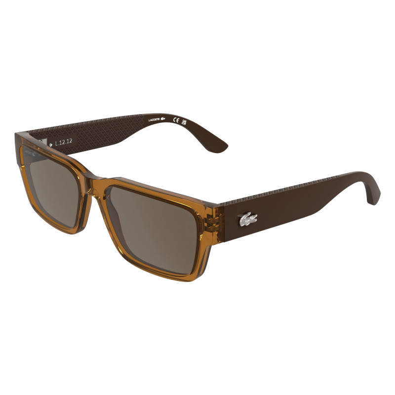 Sunglasses LACOSTE L 6107 S 232 Transparent Caramel 57mm