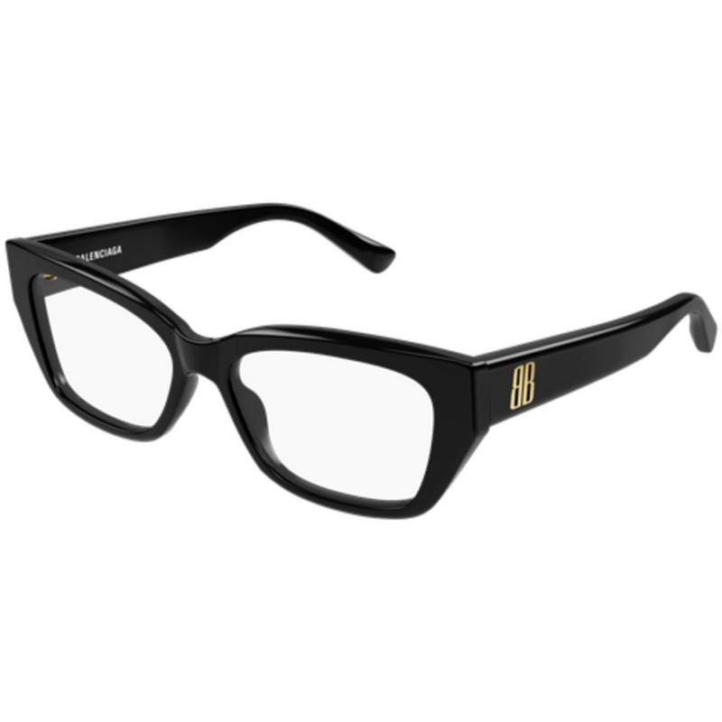 Eyeglasses Balenciaga BB 0483 O- 001 Black / Transparent 55mm