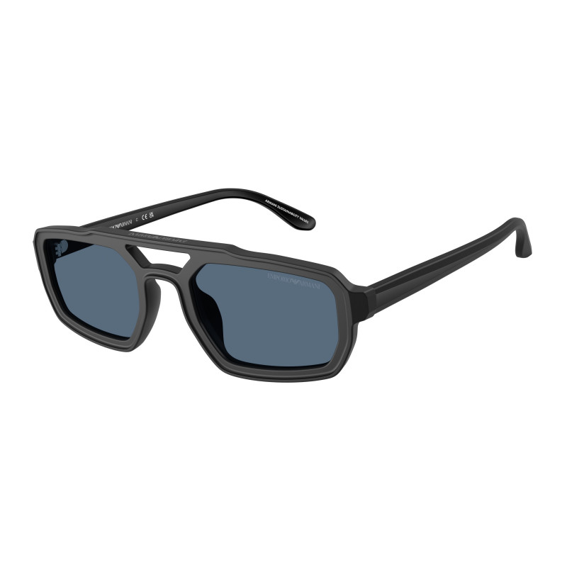 Sunglasses Emporio Armani EA 4240 U 501787 Matte Black / Dark Blue Polyamide Standard