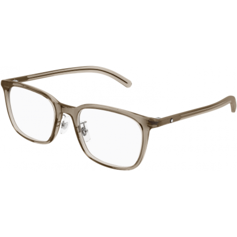 Eyeglasses Montblanc MB 0418 OJ- 004 Brown / Transparent 53mm