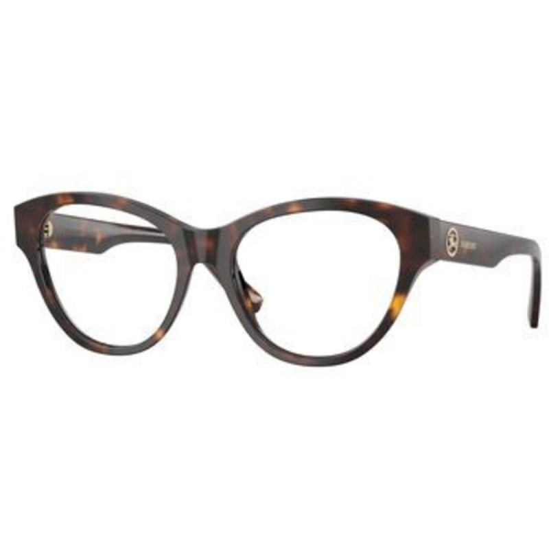 Eyeglasses Burberry BE 2458 3002 Dark Havana Demo Lens 54mm