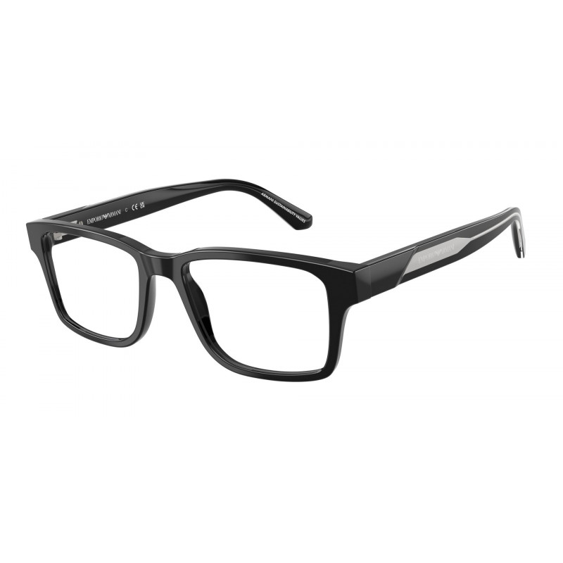 Eyeglasses Emporio Armani EA 3271 F 5017 Shiny Black Demo Lens 54mm