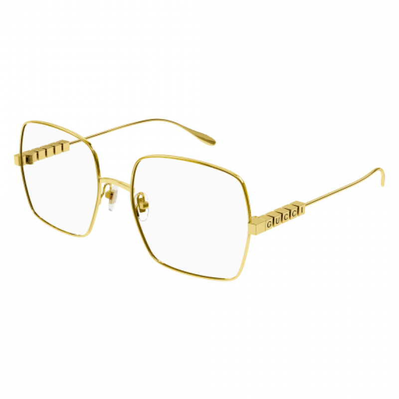 Eyeglasses Gucci GG 1434 O- 001 Gold / Transparent 55mm