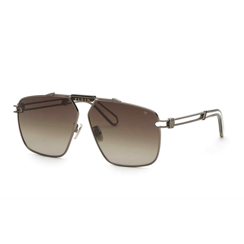 Sunglasses Philipp Plein SPP 049 M Gun W/sandblast -0584 0584 -