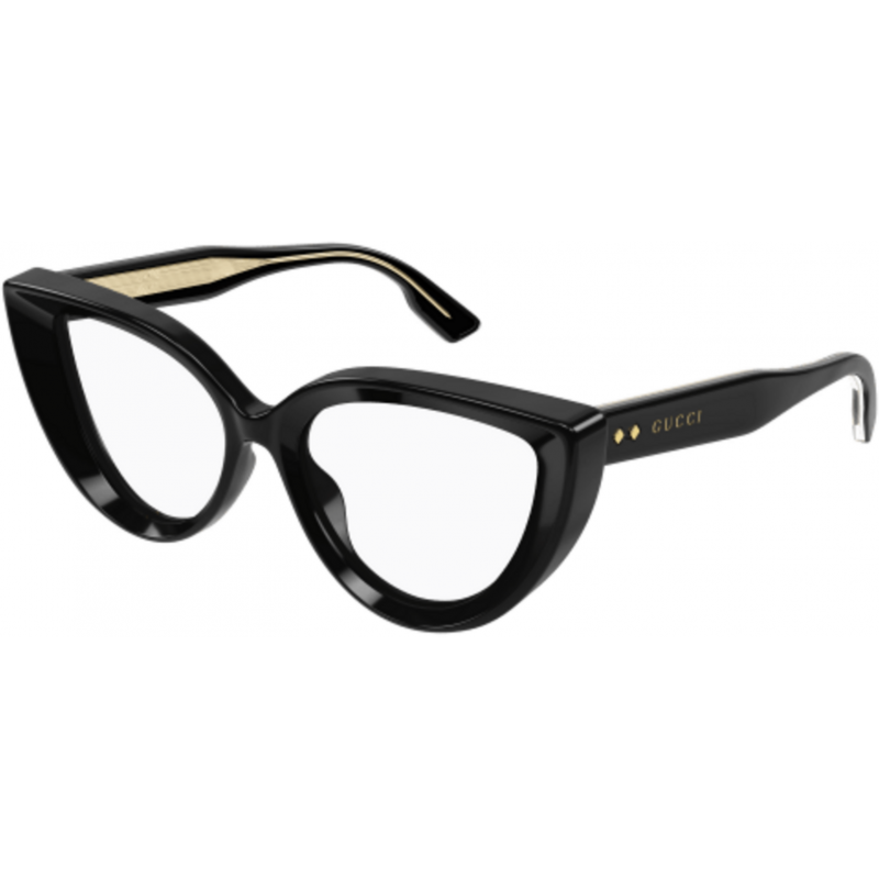 Eyeglasses Gucci GG 1530 O- 001 Black / Transparent 52mm