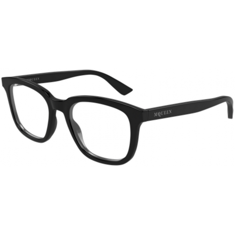 Eyeglasses Alexander McQueen AM 0539 O- 001 Black / Transparent 52mm