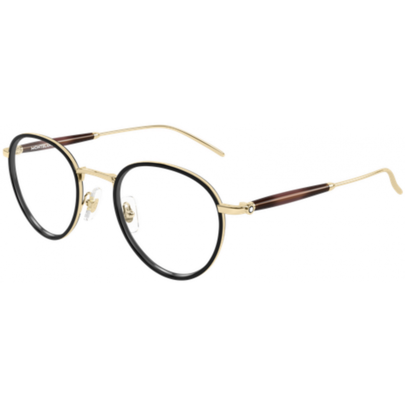 Eyeglasses Montblanc MB 0442 O- 002 Gold / Transparent 49mm