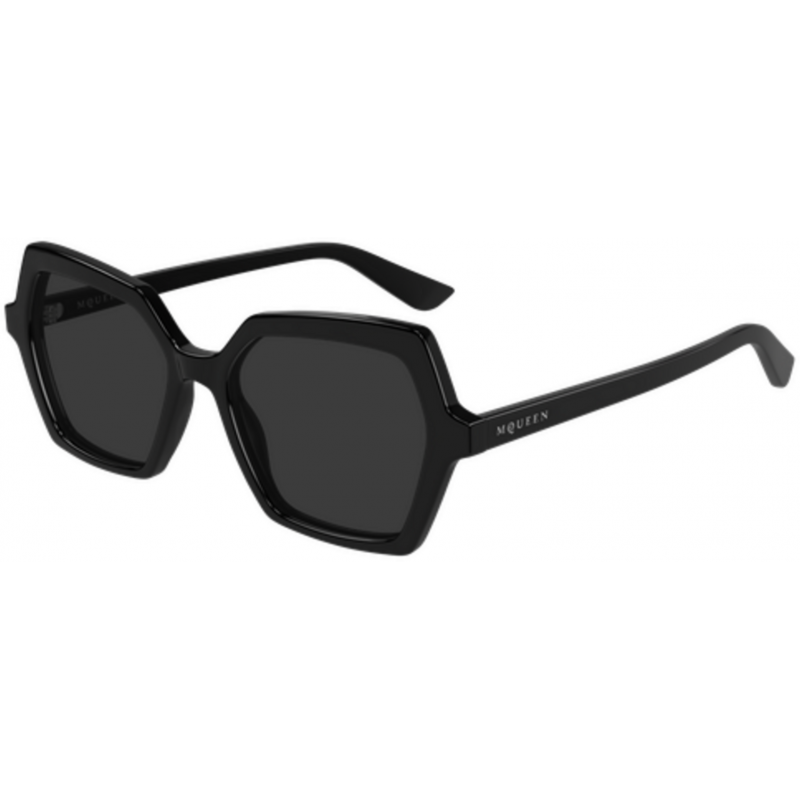 Sunglasses Alexander McQueen AM 0537 S- 001 Black / Grey 54mm