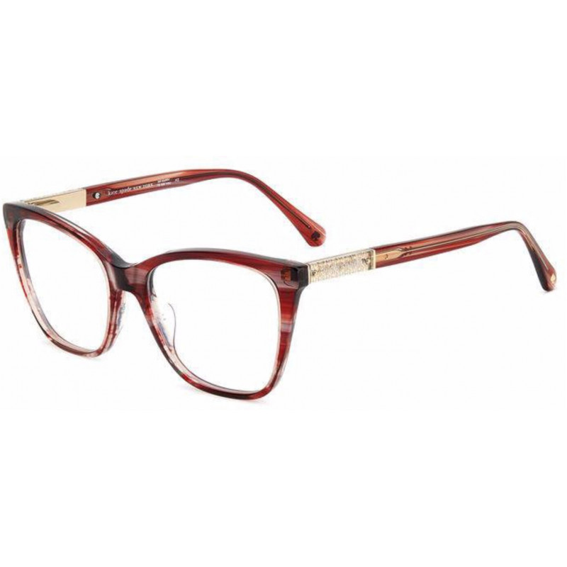 Eyeglasses Kate Spade CLIO/G 1ZX Pink Horn 53mm