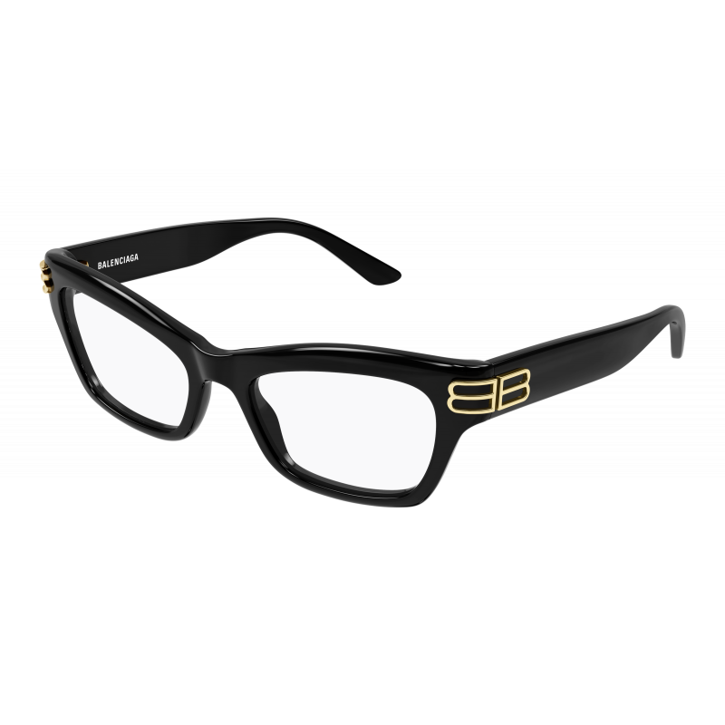 Eyeglasses Balenciaga BB 0435 O- 001 Black / Transparent 54mm